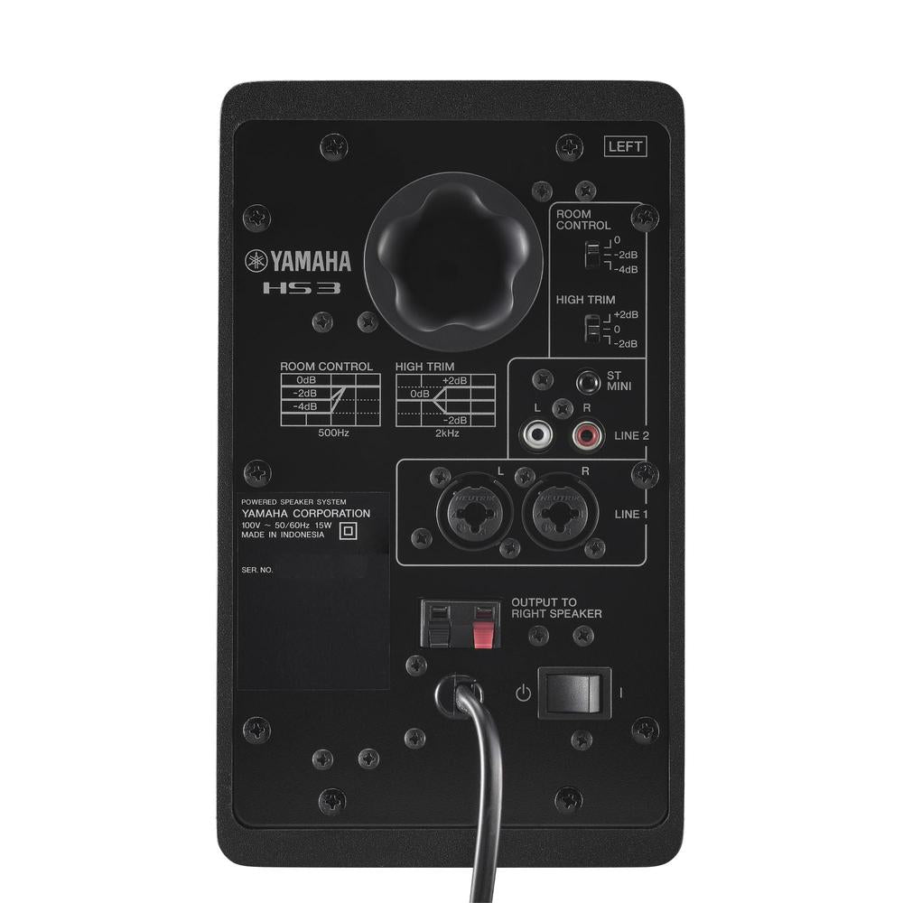 Yamaha HS3 3.5-inch Powered Studio Monitor Pair - Black