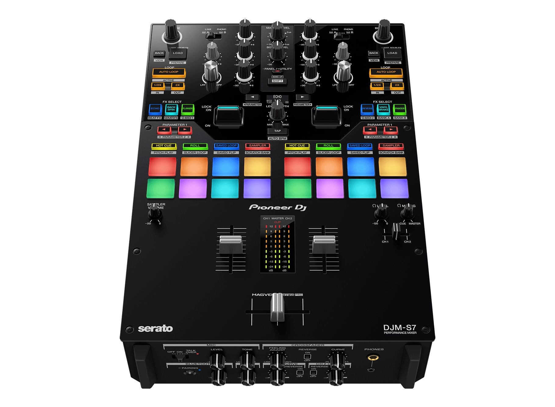 Pioneer DJM-S7 Scratch-Style 2-Channel Performance DJ Mixer