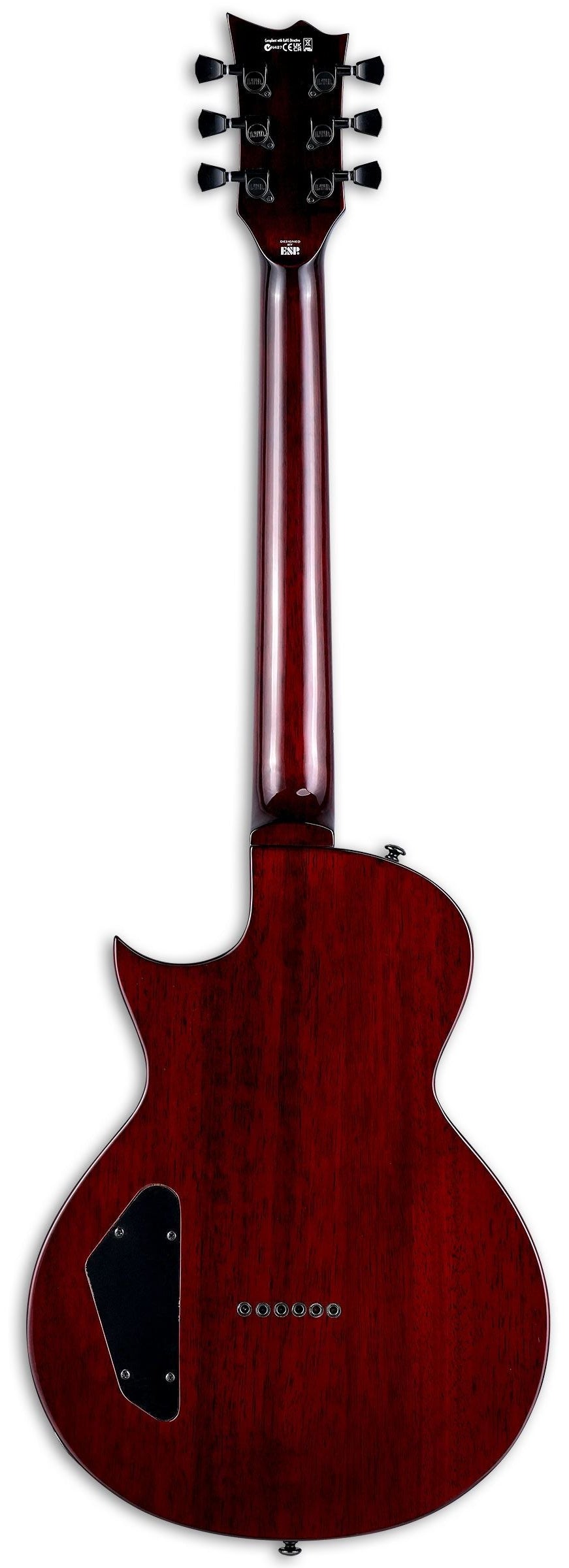 LTD Guitars EC-201FT Electric Guitar in See Thru Black Cherry