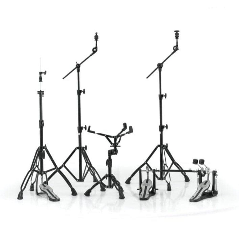 Mapex HP6005 Mars 600 Black Plated Hardware Pack with Double Pedal-Mapex-Hermes Music