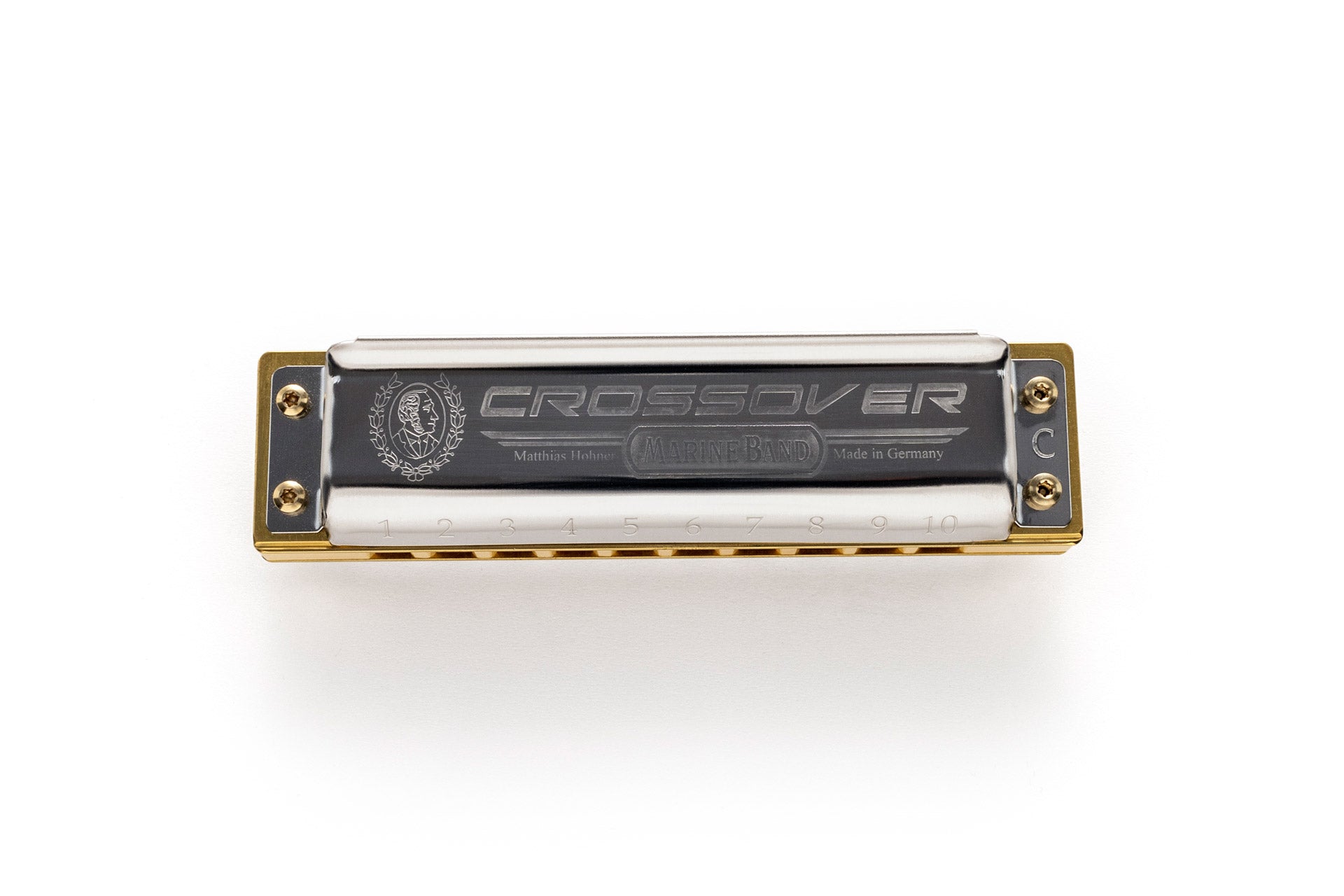 Hohner Marine Band Crossover Harmonica in Key of F