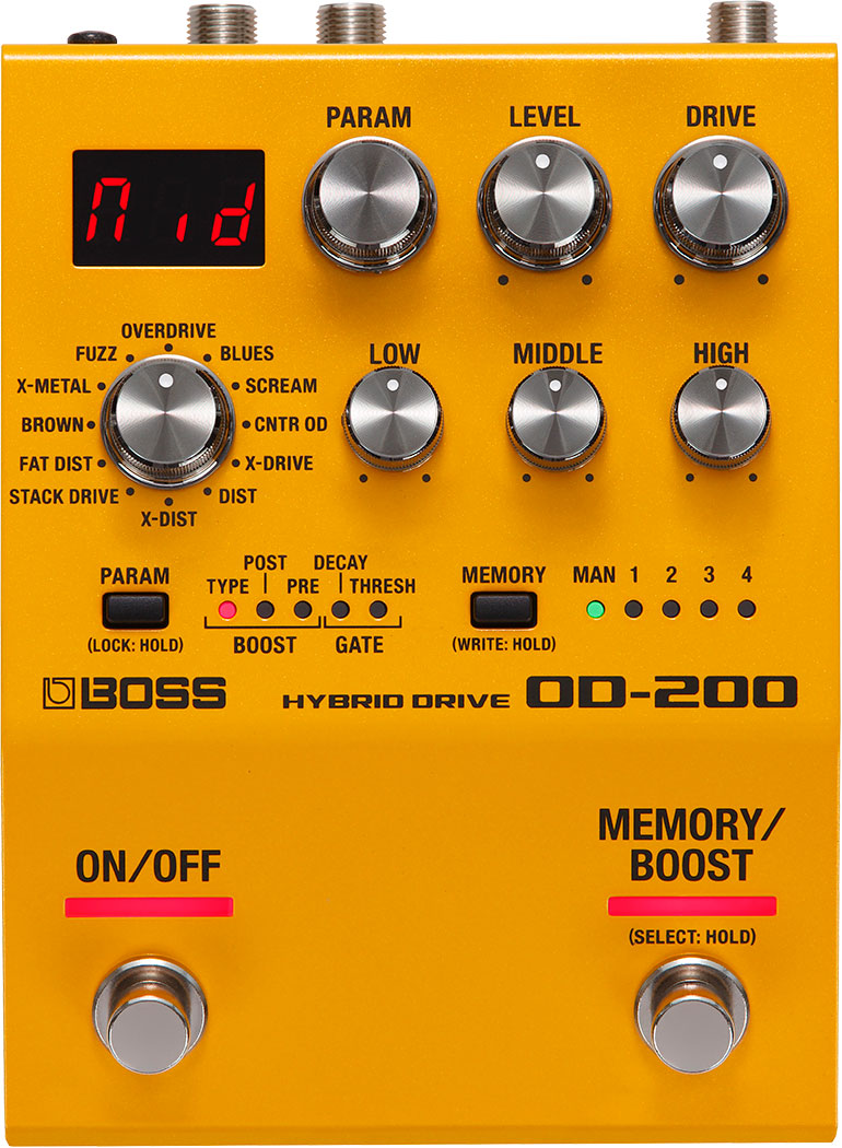 Boss OD-200 Hybrid Drive Guitar Pedal