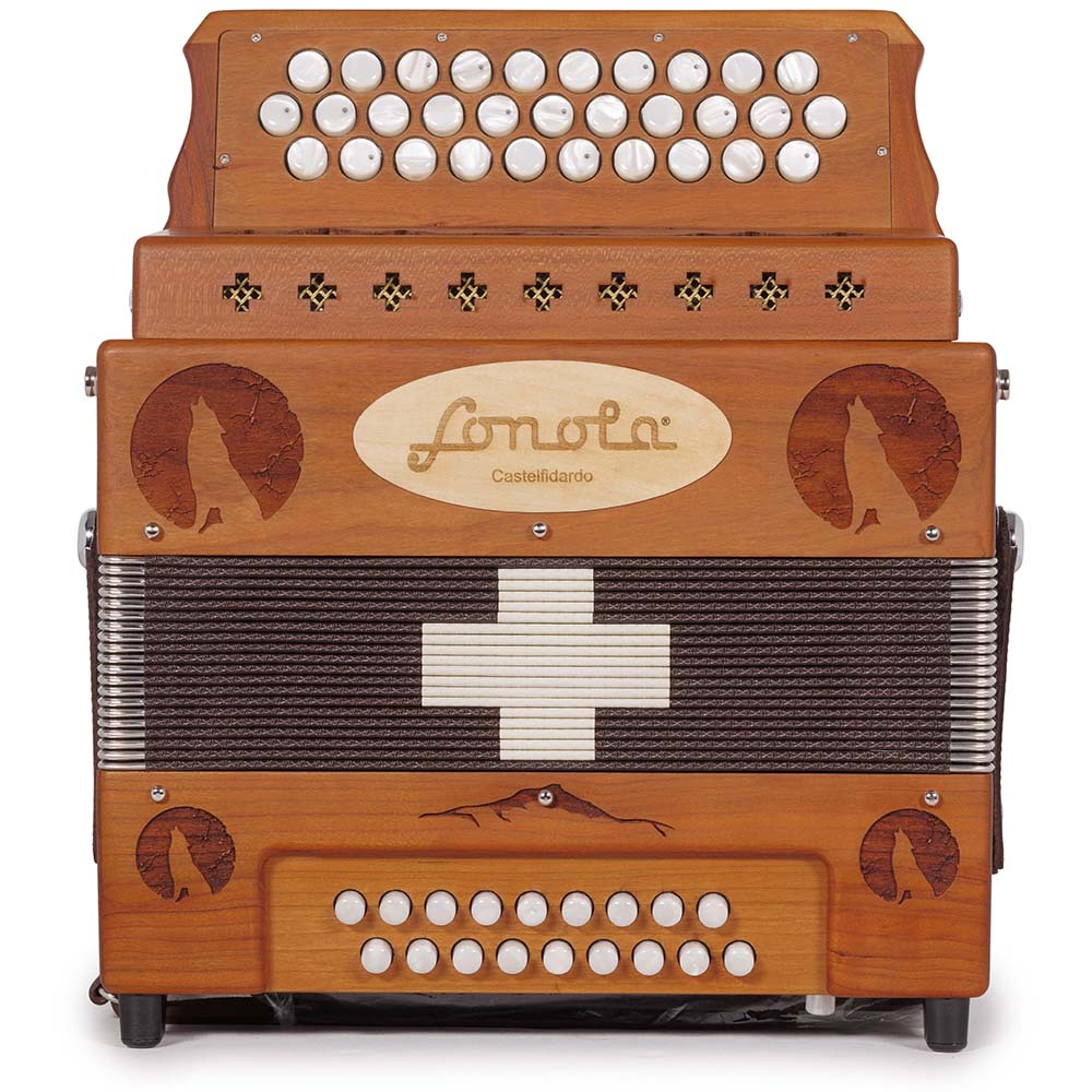 Sonola Lobo Accordion in Dark Wood FBE